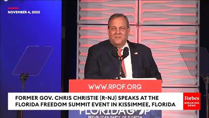 Chris Christie Deals With Relentless Heckling, Boos At Florida Freedom Summit