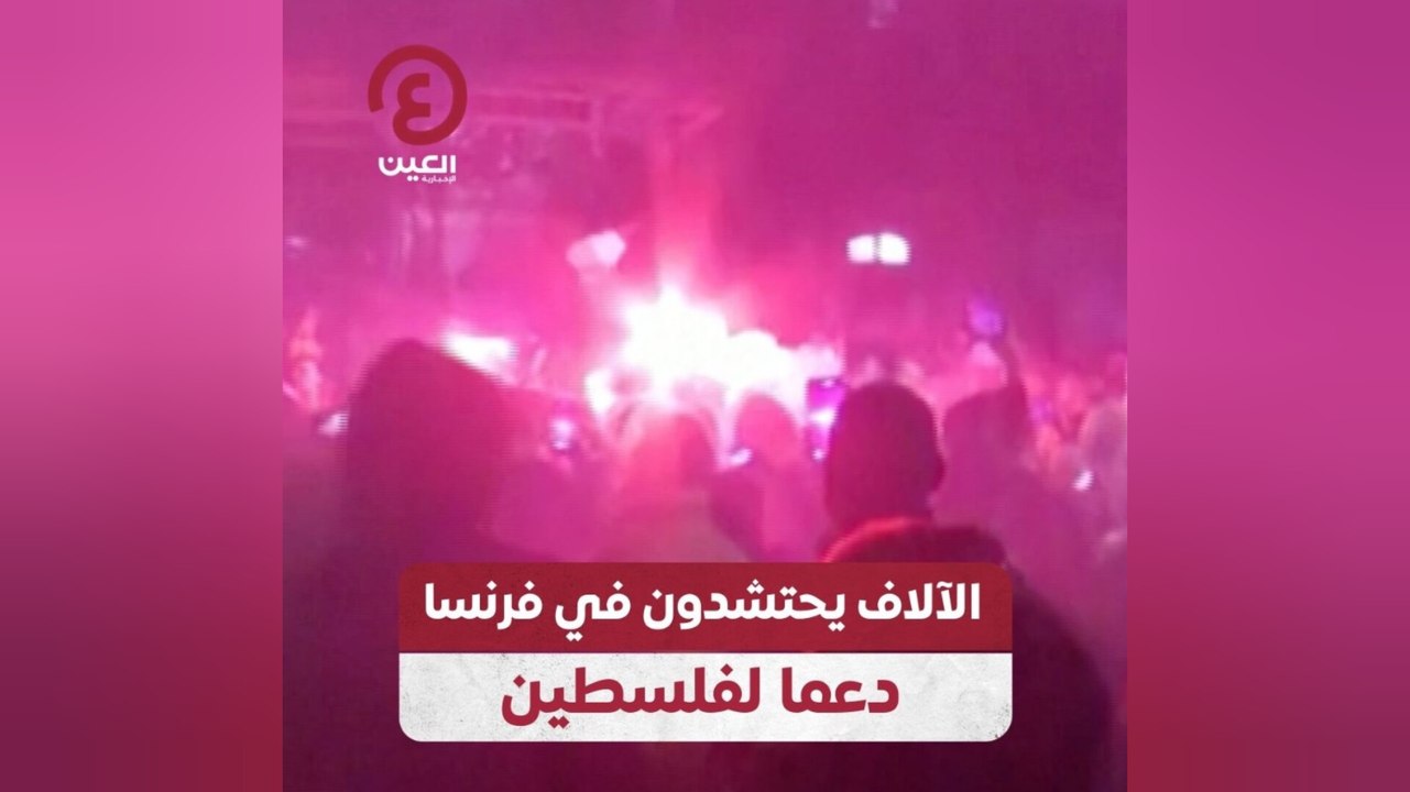 الآلاف يحتشدون في فرنسا دعما لفلسطين