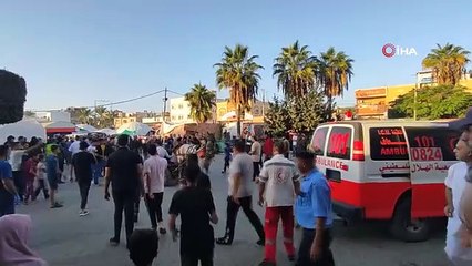 Gazze Şeridi'nde cenazeler ve yaralılar at arabalarıyla hastanelere taşınıyor