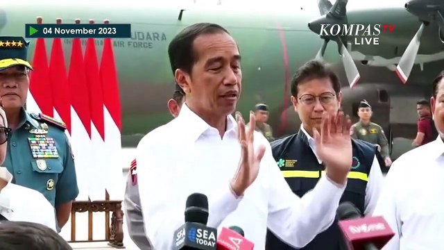 [FULL] Kata Jokowi Usai Kirim Bantuan ke Palestina, Bahas Kondisi dan Kebutuhan di Gaza