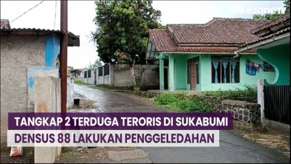 Download Video: Tangkap 2 Terduga Teroris di Sukabumi, Densus 88 Lakukan Penggeledahan