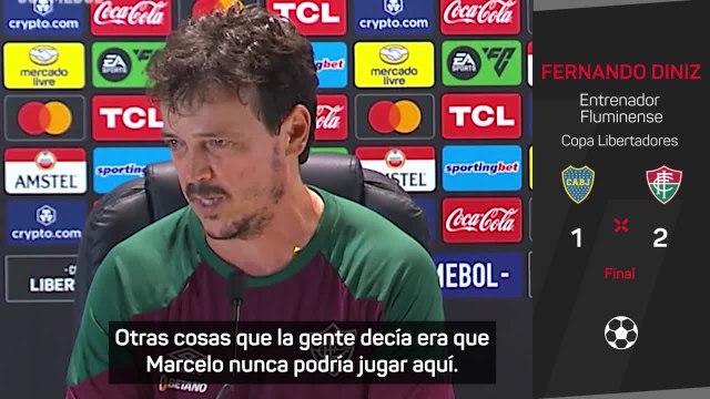 Diniz sobre los críticos de Marcelo: Que hablen ahora que ganó la Libertadores