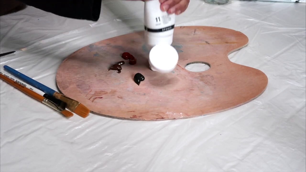 Arabic Calligraphy on Canvas - Easy Painting Tutorial - Kun Faya Kun - Qalbcalligraphy