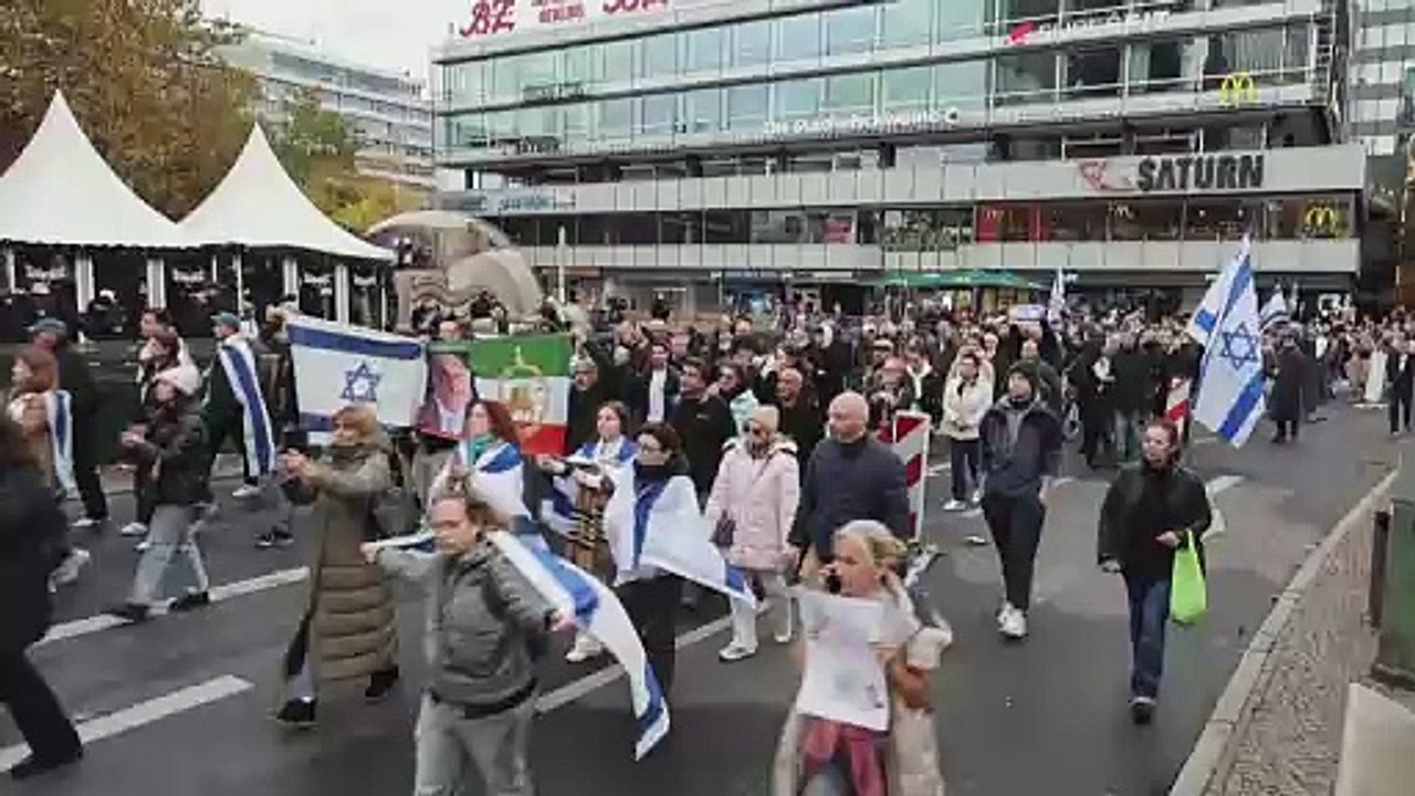 Solidaritätsdemo für Israel in Berlin