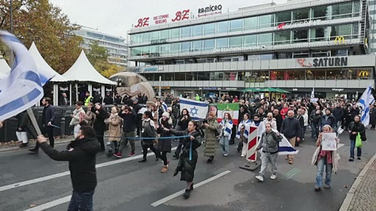 Solidaritätsdemo für Israel in Berlin