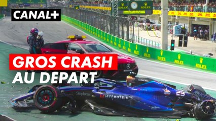 Gros crash au départ de la course