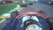 Formel 1 2023 Brazil Start Leclerc Albon Hard Crash Ricciardo Scary Hit Tyre Rear Wing Onboard