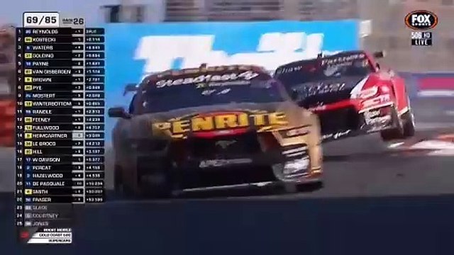 V8 Supercars 2023 Gold Coast Race 2 Reynolds Kostecki Epic Battle Lead