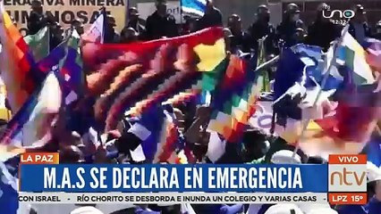 El MAS se declara en emergencia y convoca a una reunión para este lunes