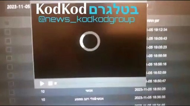 لحظة سقوط الصواريخ في كريات شمونة
