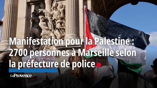 À Marseille, 3 000 marcheurs en faveur de la paix en Palestine