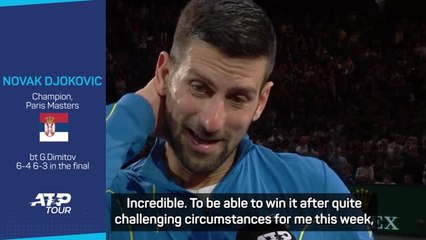 Djokovic's delight at 'coming back from the brink'
