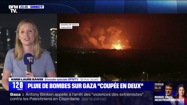 Israël affirme avoir coupé Gaza en deux et annonce des frappes significatives en cours dans l'enclave palestinienne