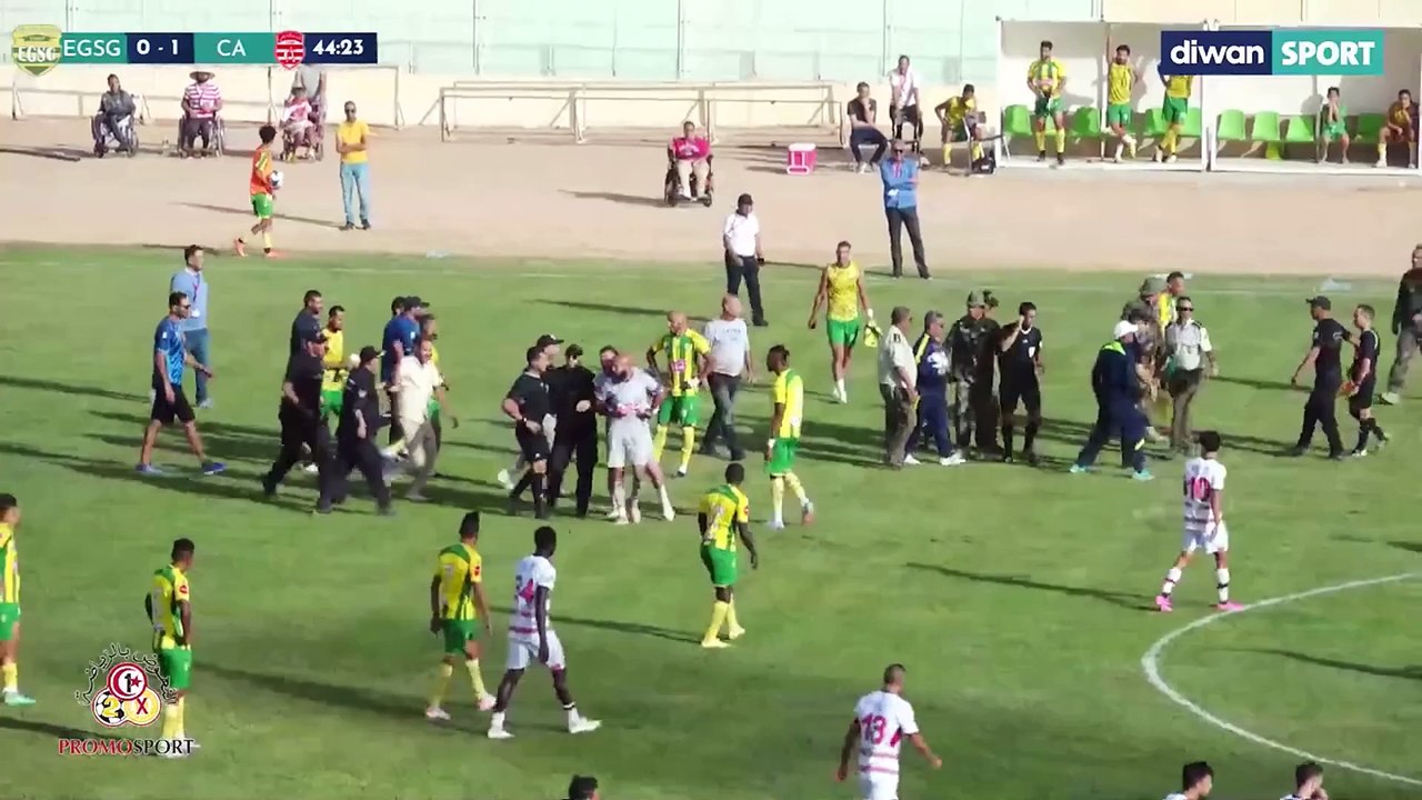 ملخص لقاء النادي الافريقي و قوافل قفصة