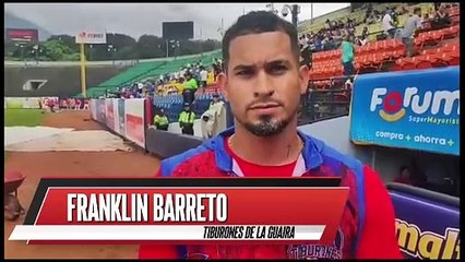 LVBP: Franklin Barreto habla sobre la actualidad de Tiburones