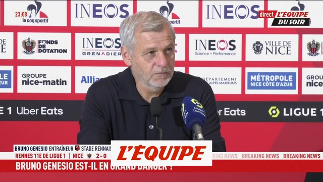 Genesio : «On doit faire beaucoup mieux» - Foot - L1 - Rennes