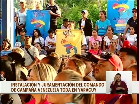 Yaracuy | Realizan juramentación del Comando de Campaña Venezuela Toda en defensa del Esequibo