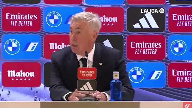 Rueda de prensa de Ancelotti tras el Real Madrid 0 - Rayo 0
