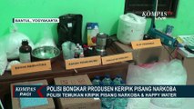 Polisi Masih Buru 4 Tersangka Rumah Produksi Keripik Pisang Narkoba dan Happy Water di Bantul