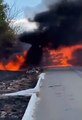 VÍDEO: Ônibus com banda de Matheus Fernandes pega fogo no Ceará; confira