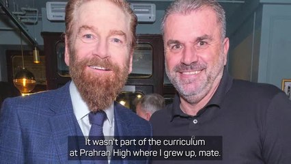 A man of culture - Postecoglou attends Kenneth Branagh's King Lear performance