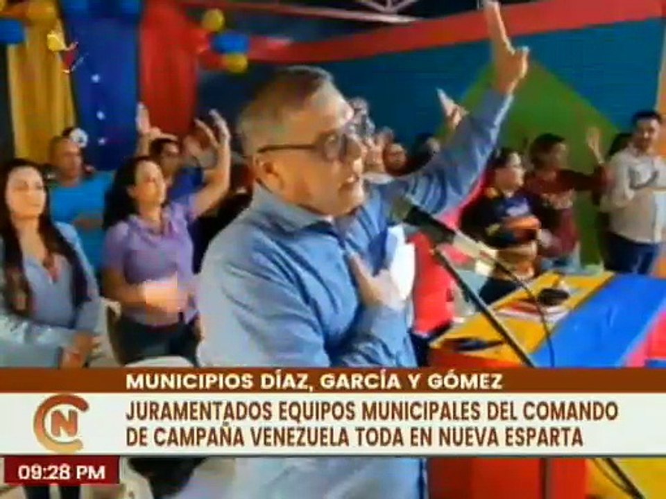 11 municipios del estado Nueva Esparta fueron conformados los Comandos de Campaña "Venezuela Toda"