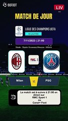 AC Milan vs PSG Streaming  sur quelle chaîne ?