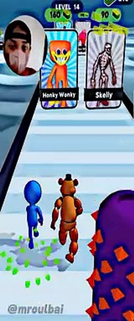 ⁣Blue Monster Battle Run LEVEL 14 #shorts