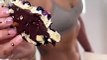 Protein Blueberry Chocolate Bark - this might be even better than the last one. So easy to make, super delicious and a great dessert, post workout or anytime snack