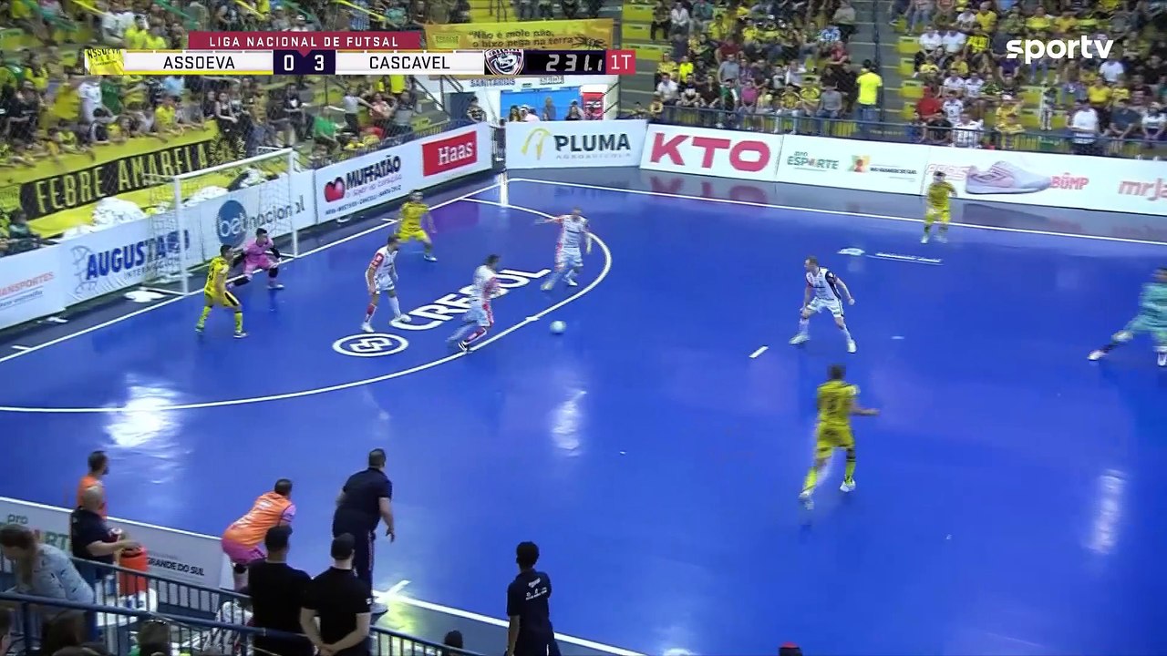 Tensão na LNF: Cascavel Futsal perde fora de casa, mas irá buscar a virada no jogo de volta