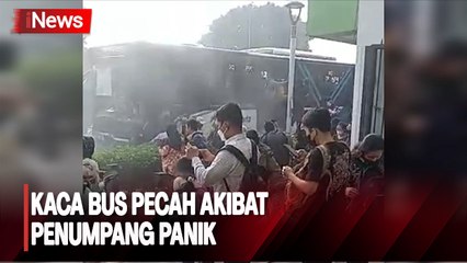 Bus Transjakarta Berasap, Penumpang Pecahkan Kaca untuk Menyelamatkan Diri