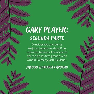 -Jacobo Shemaria Capuano- ¡Es un arquitecto de campos de golf! (Parte 2) (Creado por @JacoboShemariaCapuano)