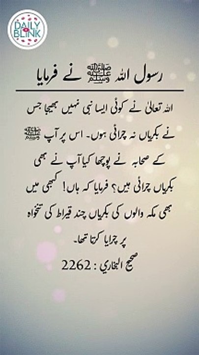 Daily Hadees | Hadees Sharif | Sahih Bukhari 2262 || Daily Blink #shorts #viral #sahihbukhari