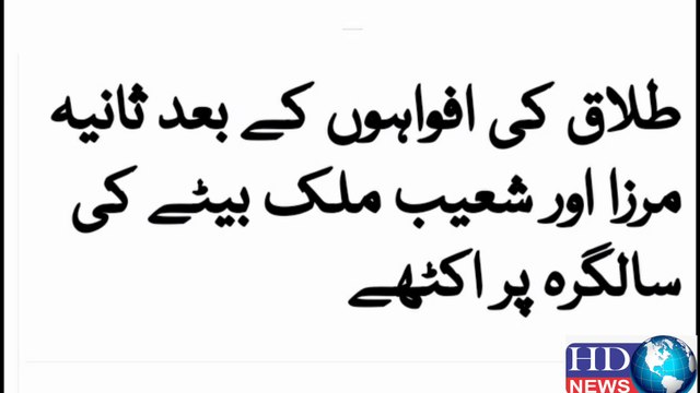 Sania Mirza, Shoaib Malik Spotted Together Amid Divorce Rumours | sania mirza