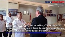 Sambutan Hangat Dubes Palestina ke Hary Tanoesoedibjo saat Terima Bantuan untuk Rakyat Palestina