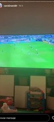 Emotiva reacción del hijo de Gabriel Costa tras el gol de empate contra la 'U'