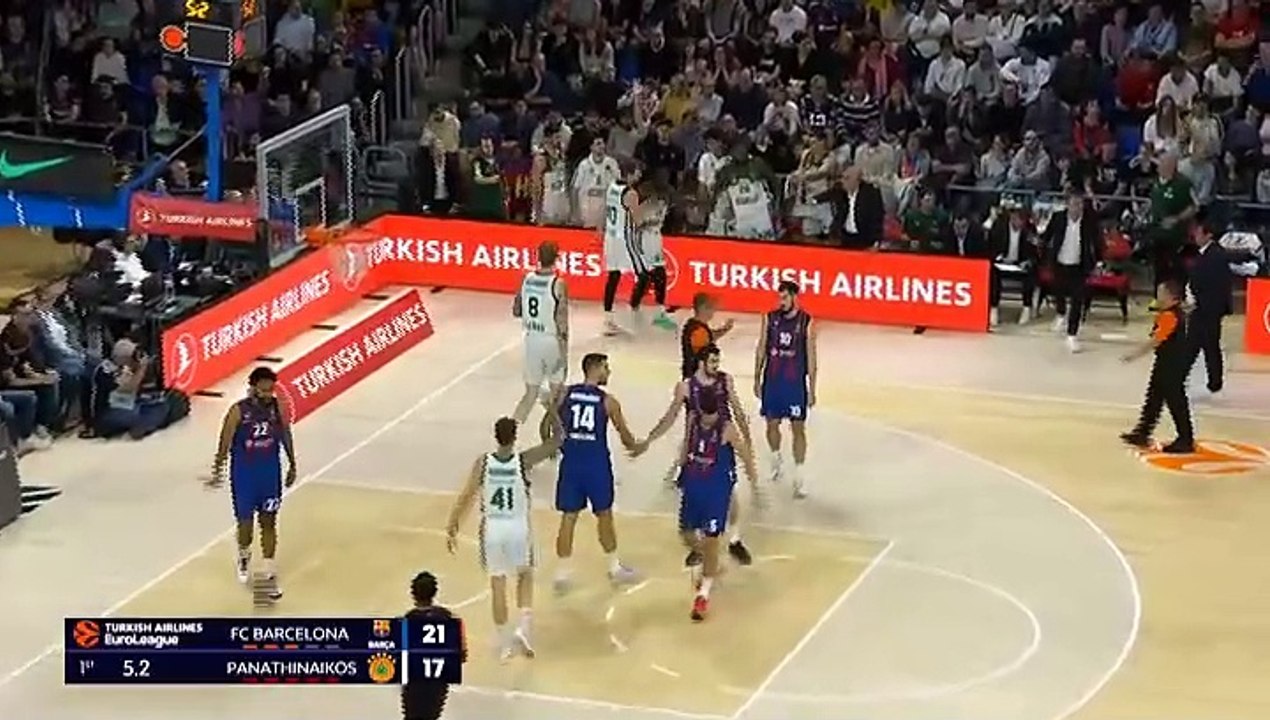 Barcelona  80-72 win over Panathinaikos Athens in  the Euroleague