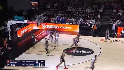 Virtus Bologna 93-81 win over Anadolu Efes in the EuroLeague