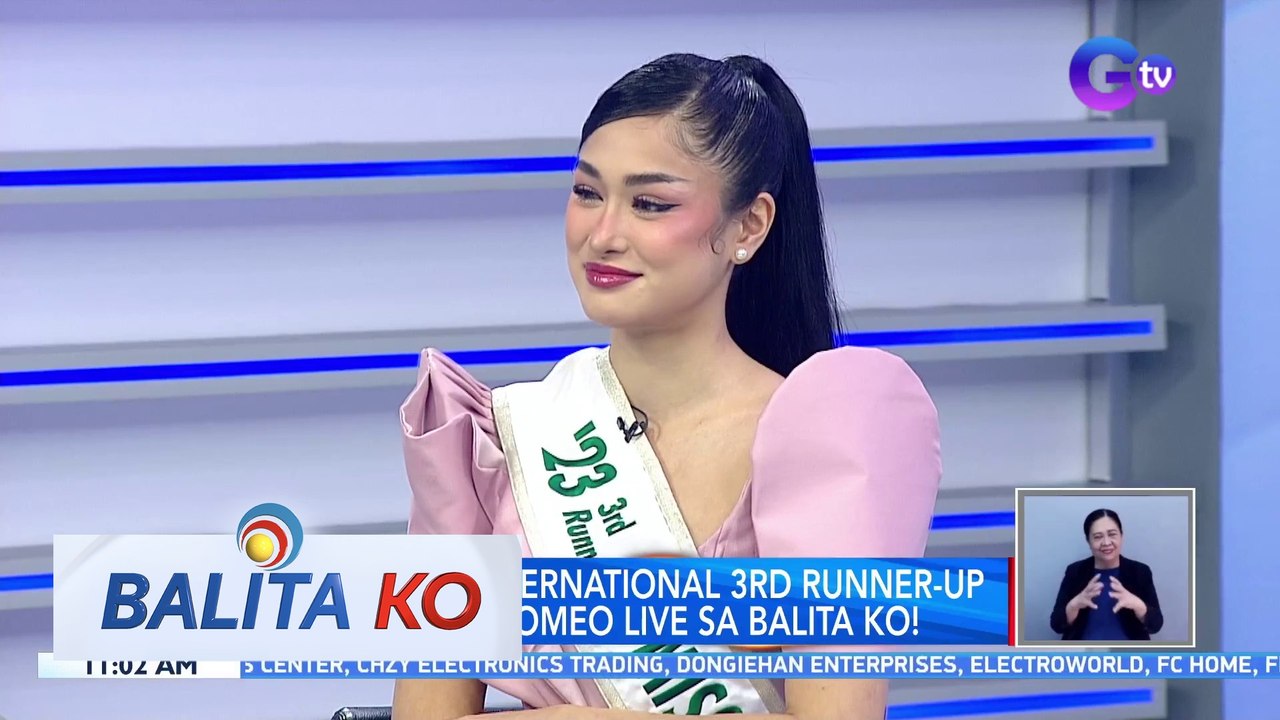 2023 Miss International 3rd Runner-up Nicole Borromeo live sa Balita Ko!
