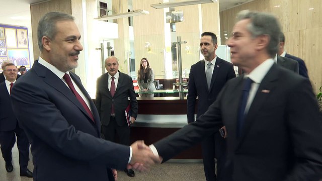 Dışişleri Bakanı Hakan Fidan ve ABD Dışişleri Bakanı Antony Blinken bir araya geldi