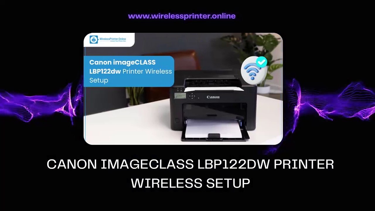 Canon imageCLASS LBP122dw Printer Wireless Setup