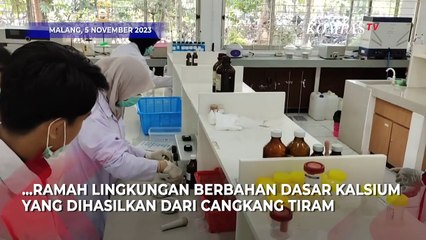 Keren! Mahasiswa di Malang Ciptakan Baterai dari Limbah Cangkang Tiram