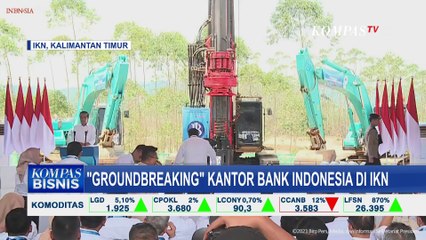 Presiden Jokowi dan Gubernur BI Groundbreaking Kantor Pusat Bank Indonesia di IKN