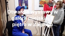 Gazeta Lubuska. Otwarcie wystawy w galerii II piętro w Żaganiu