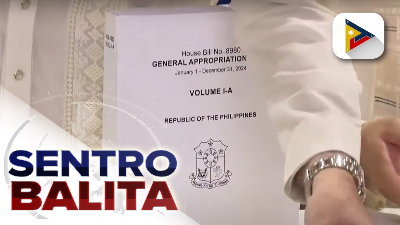 Pinal na bersiyon ng Kamara ng 2024 General Appropriations Bill, opisyal nang naibigay sa Senado;