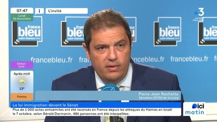 Loi immigration  : le sénateur indépendant Pierre-Jean Rochette défend le texte