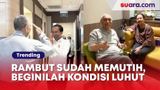 Dijenguk Jokowi sampai Rambut Memutih, Begini Kondisi Terkini Luhut di Singapura