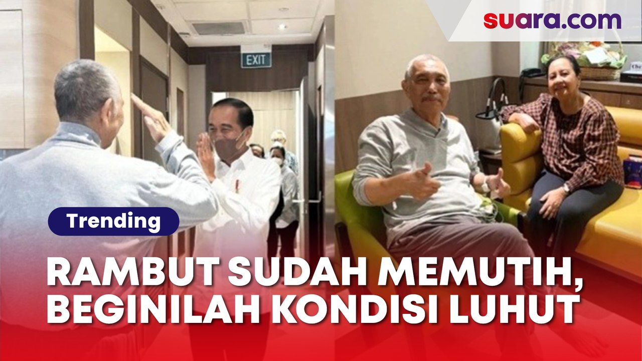Dijenguk Jokowi sampai Rambut Memutih, Begini Kondisi Terkini Luhut di Singapura