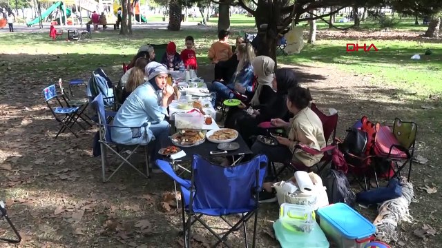 Samsun'da Güneşli Havada Piknik Keyfi