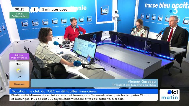 Vincent Gardeau, président du club des Dauphins du TOEC